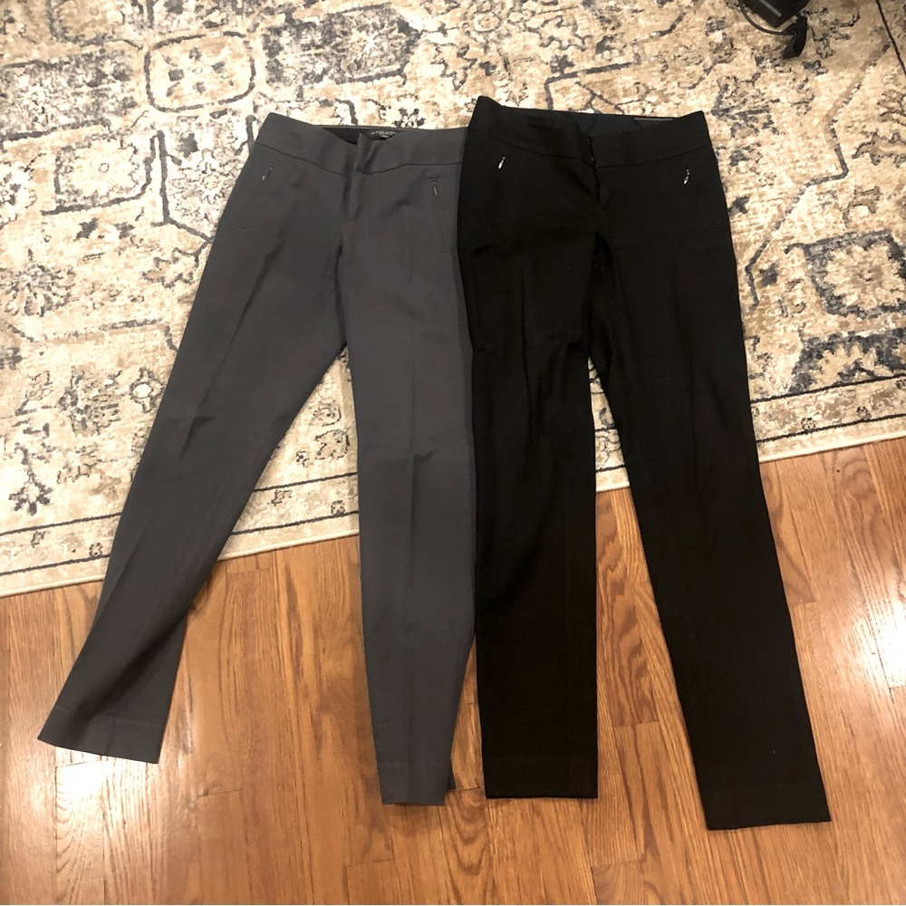 2 PAIRS! Banana Republic Martin Fit Pants - size 0S / 0 short